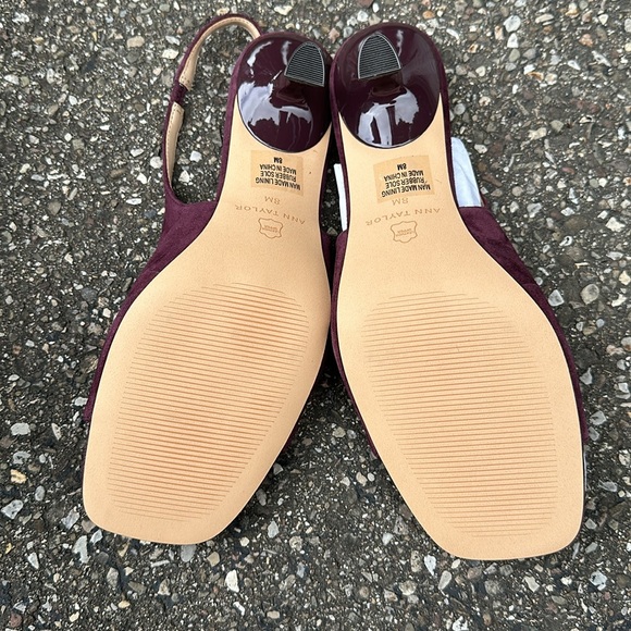 Ann Taylor square toed sling back size 8 NWT - Picture 2 of 3